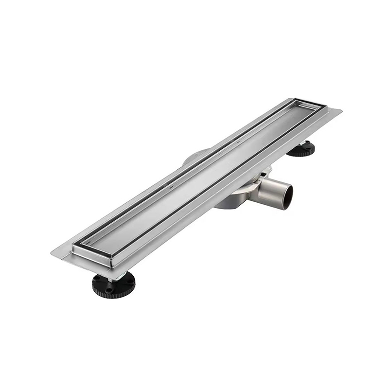 现代 304 不锈钢线性淋浴排水法兰 20 英寸地漏 360 度头发过滤器过滤器